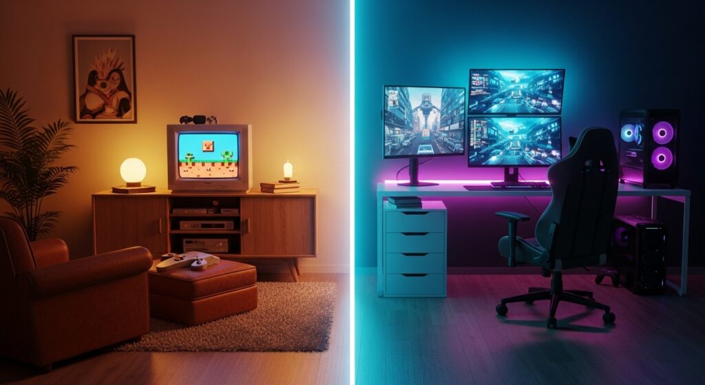 console vs PC comparison