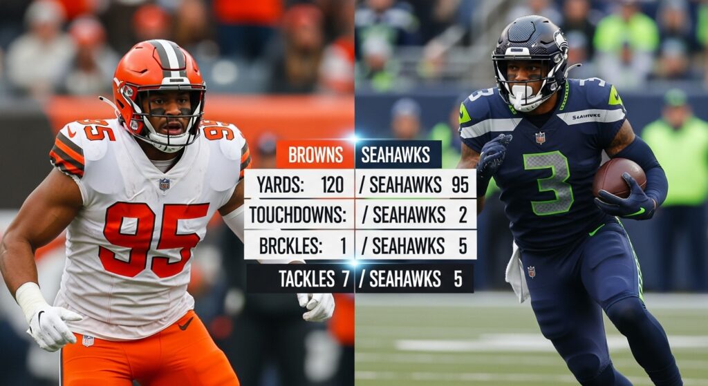 Cleveland Browns vs Seahawks player stats