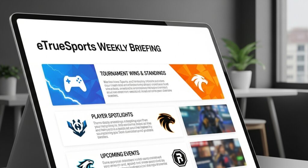 etruesports newsletter highlights