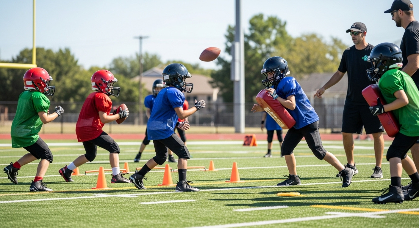 youth football drills