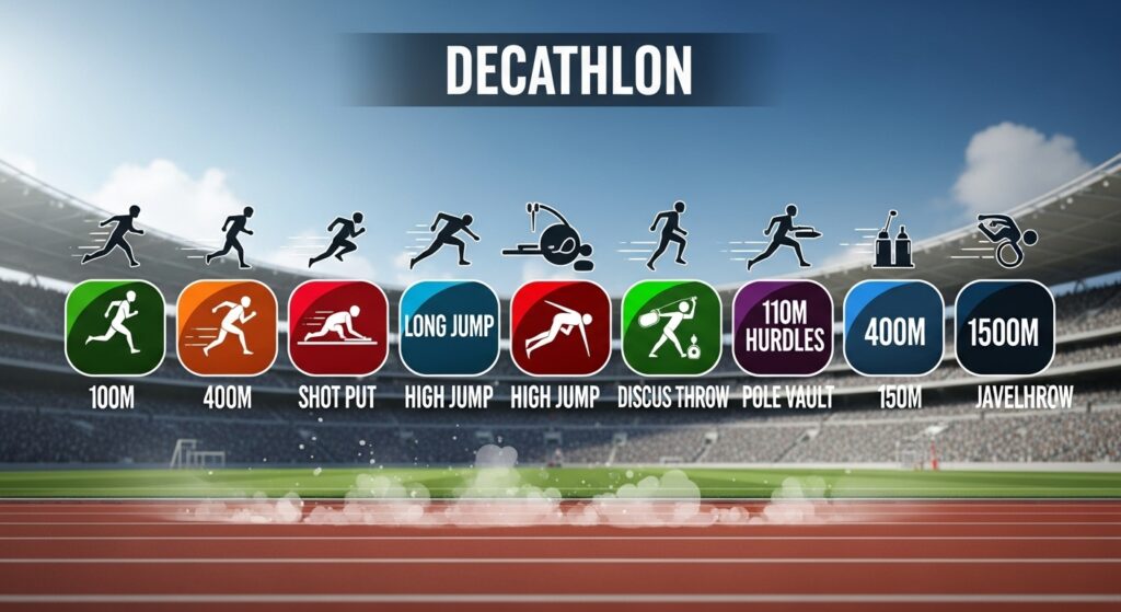 decathlon events list